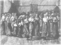SA0716a - Illustration of "Shakers at Meeting.  The Religious Dance."
